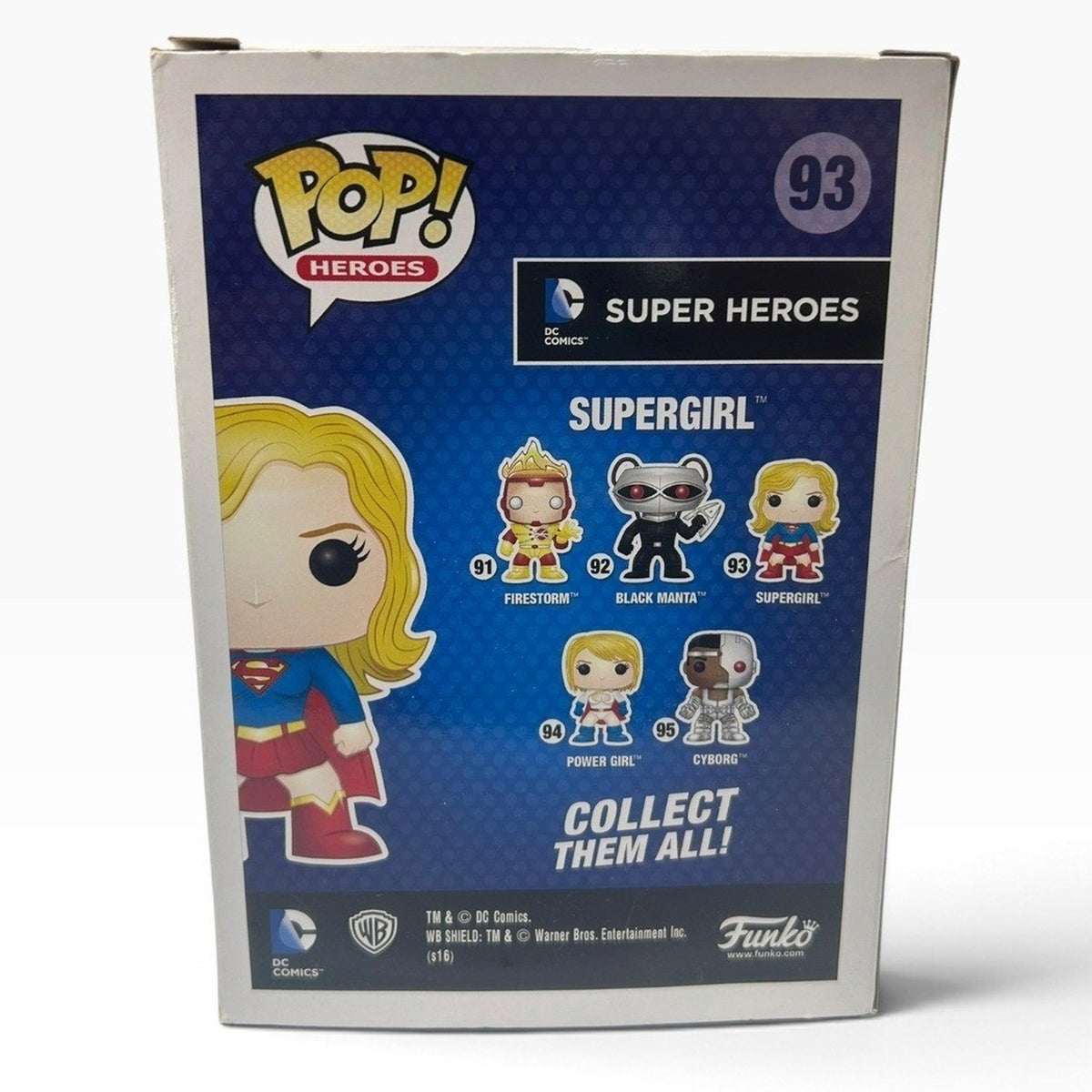 Funko Pop Heroes DC Comics Supergirl 93 Vinyl Figure Super Heroes Series New