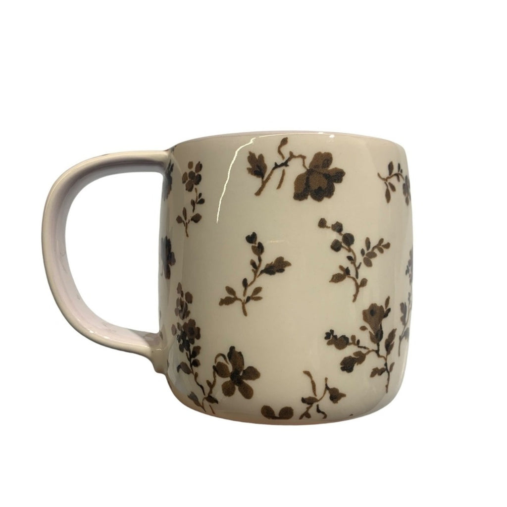 Anthropologie Loren Mug light mauve Floral lavender 1 mug