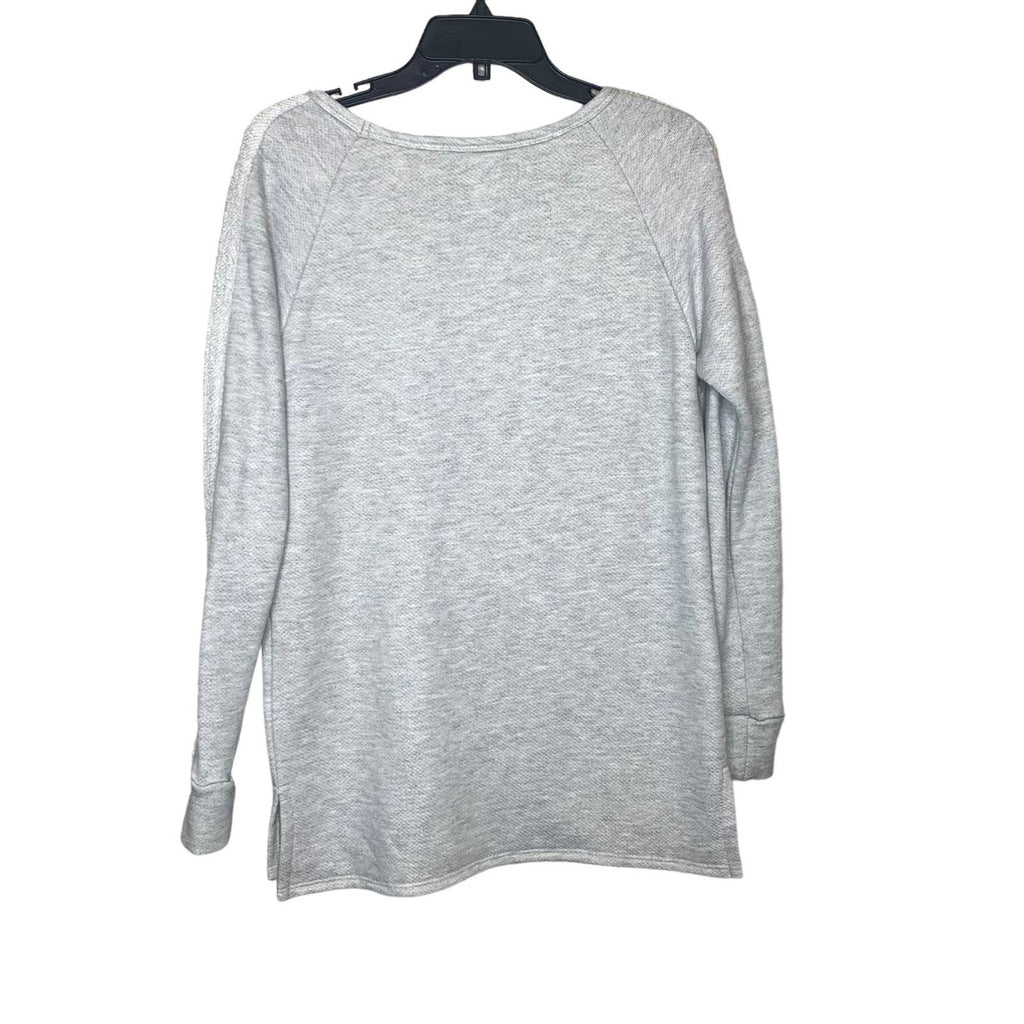 Anthropologie Dolan Left Coast Grey Sweatshirt Top Tunic SZ S