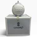 Lladro 1991 Christmas Ball Ornament Matte Porcelain Nativity Carolers with Box