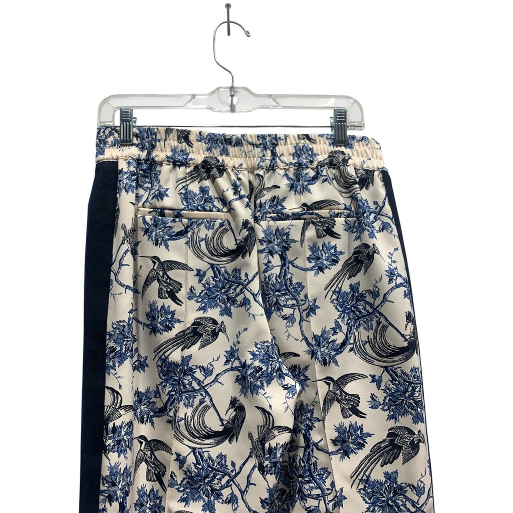 Scotch & Soda Maison Scotch Blue Floral Bird Print Jogger Trousers Size M