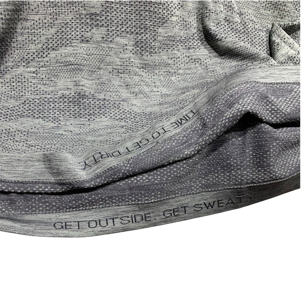 Lululemon Metal Vent Tech Short Sleeve Black / Anchor