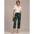 Anthropologie Essential Collection Floral Slim Ankle Pants Multi-Color Size 14