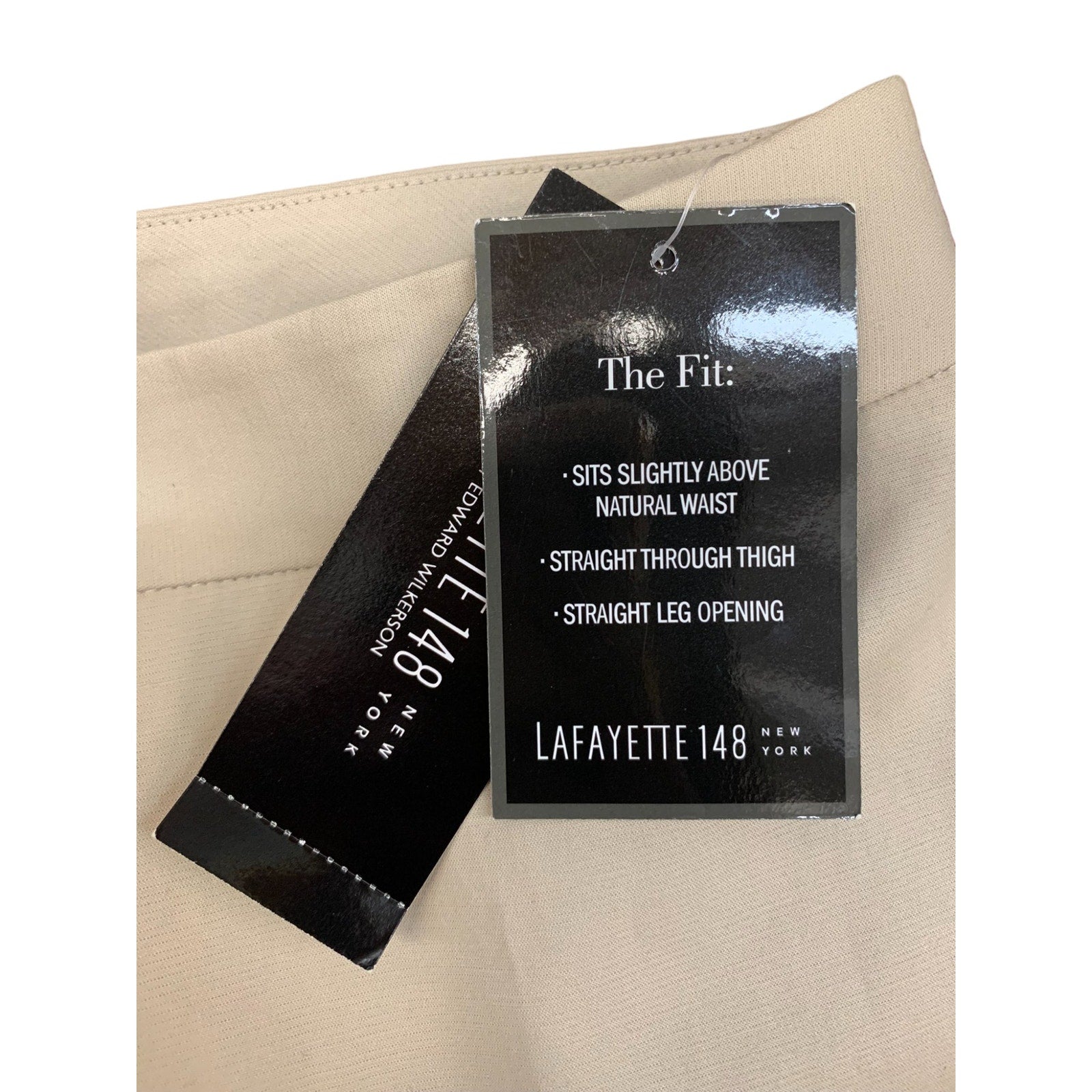 NWT Lafayette 148 Gramercy Pants SZ 0 Khaki
