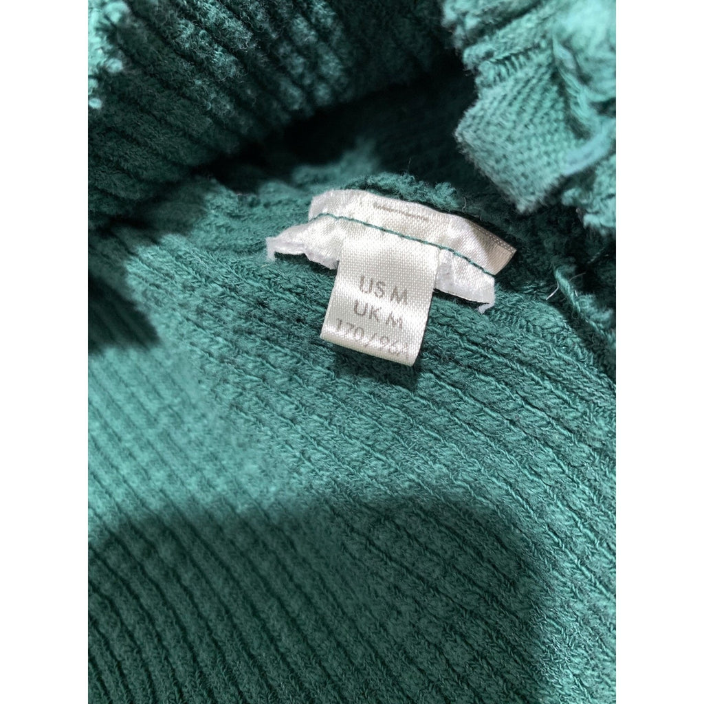 We The Free Free People Teal Green Moon Daisy Thermal Pullover Long Sleeve Tee M