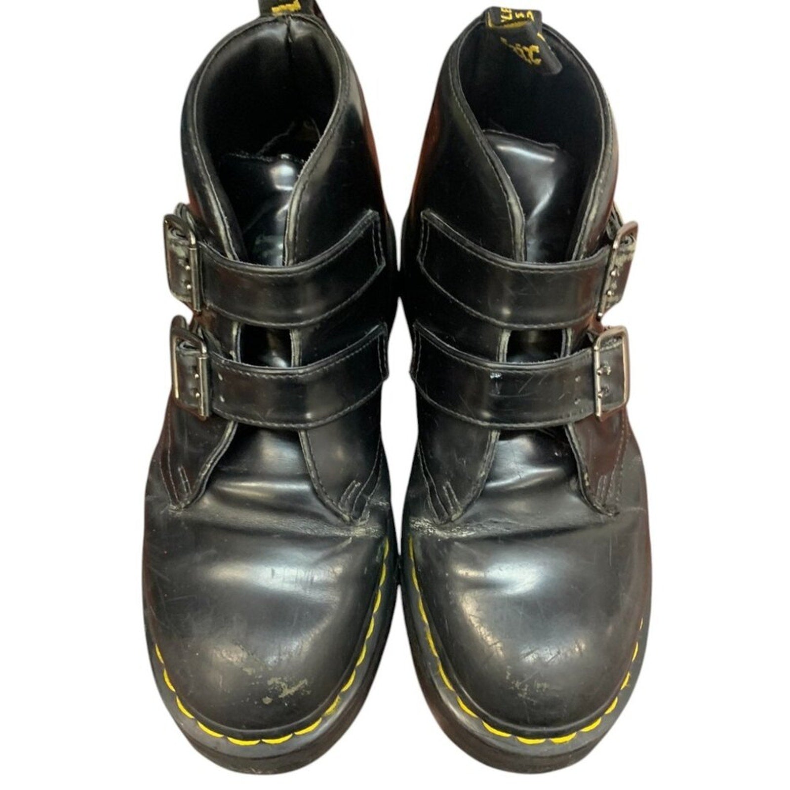 Dr. Martens Black Devon Platform Boots SZ 9 US L