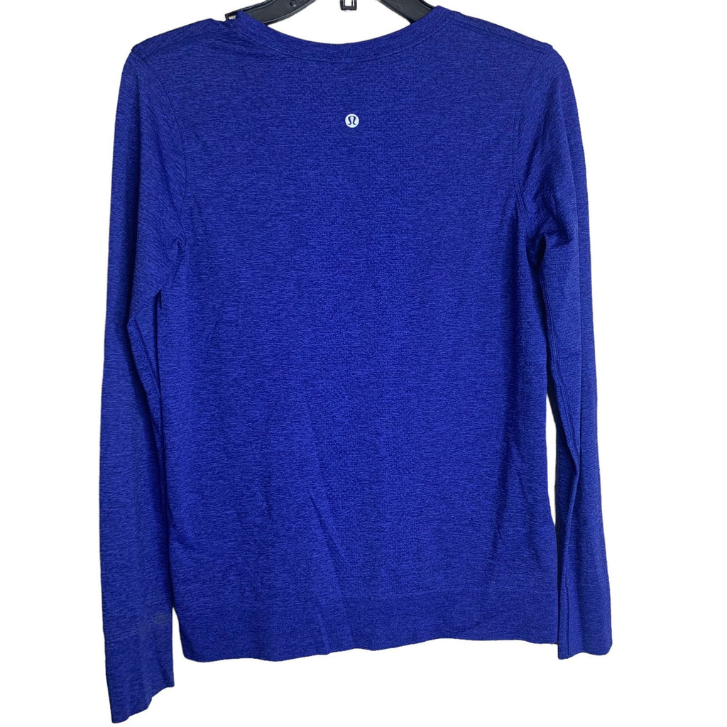Lululemon Swiftly Breathe Long sleeve Women Blue SZ 4