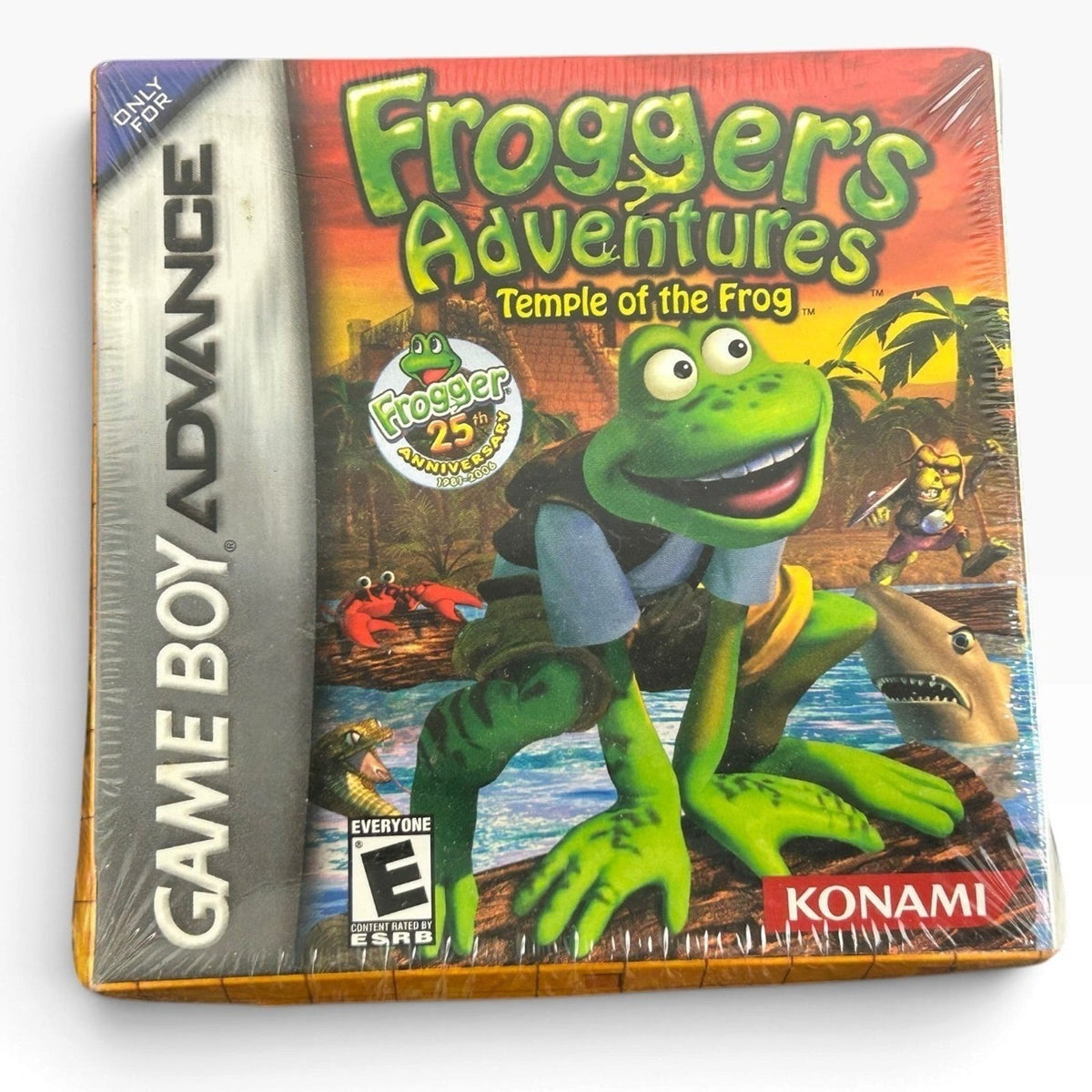 Sealed Frogger's Adventures Temple of the Frog Game Boy Advance GBA Konami Rare