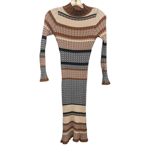 CISTAR New York Acacia Sweater Midi Dress SZ XS Ribbed Dress