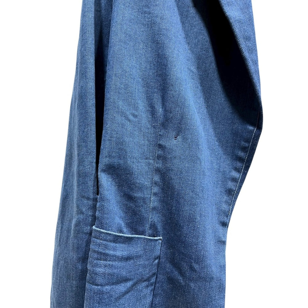 Frank & Eileen Denim Blazer Jacket Est 1947 Blue Cotton Medium M