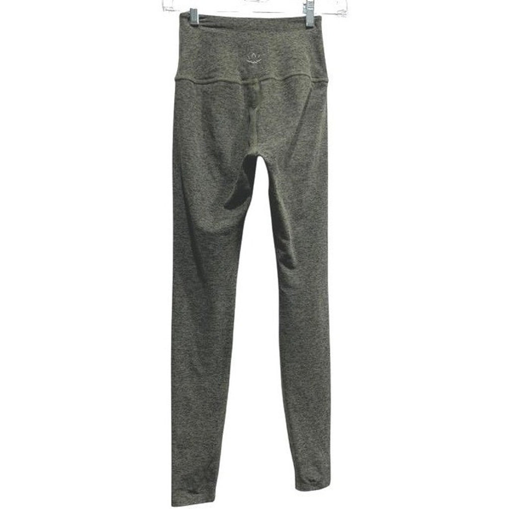 Beyond Yoga Womens High Waisted Space Dye Leggings Aviator Green Heathered Small