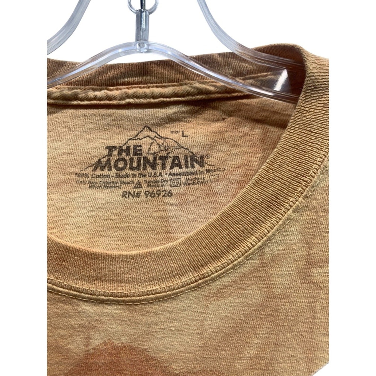 The Mountain T Shirt Mens Large Chukchansi Gold Resort Native Horses Tee