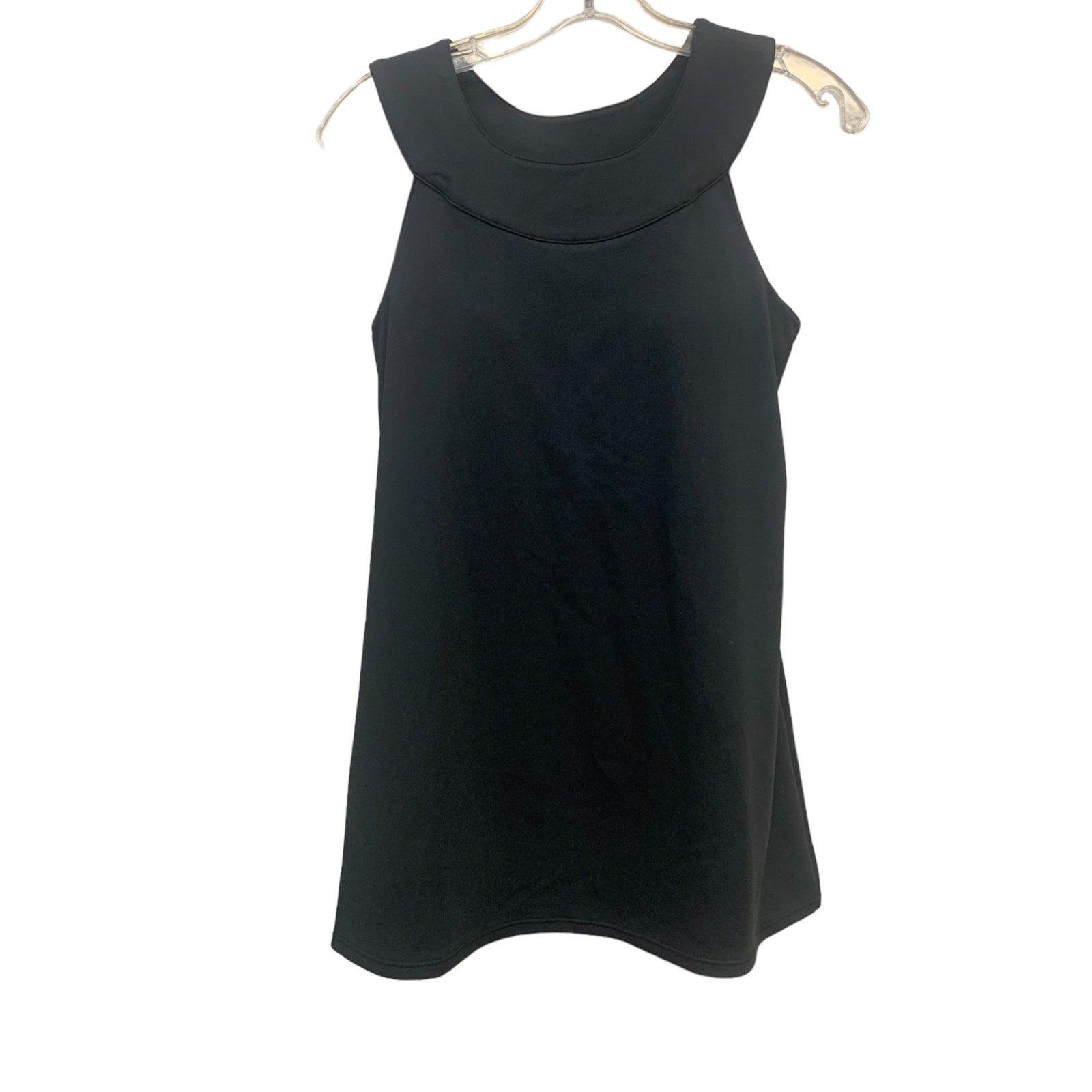 Athleta Black Tank U-Neck with Built-In Bra  SZ Small