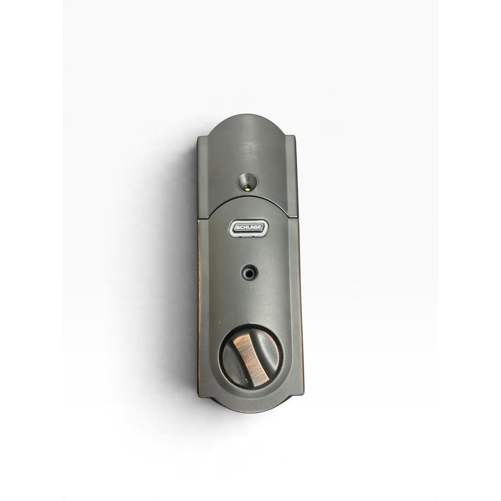 Schlage Connect Smart Deadbolt BE469 Z-Wave Aged Bronze Touchscreen Untested