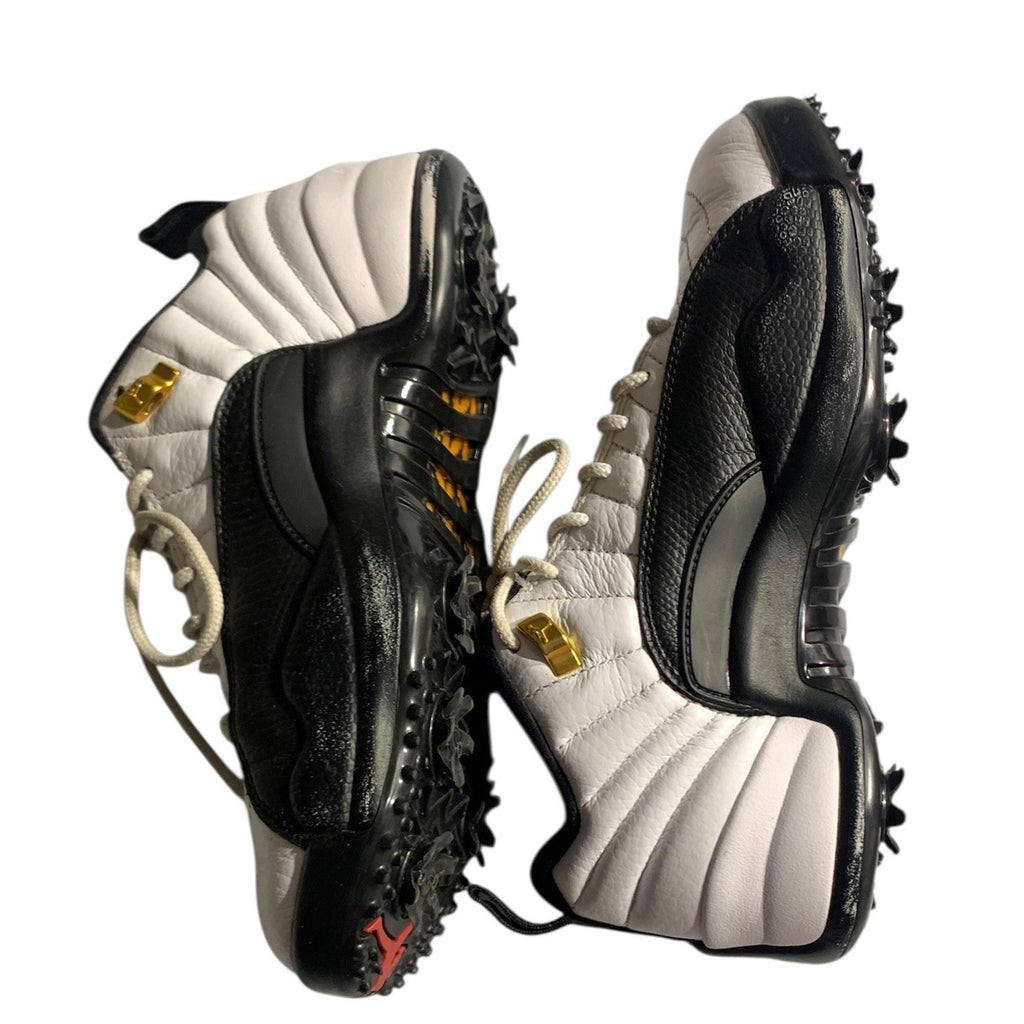 Jordan 12 Low Golf Taxi White Black Gold DH4120-100 Mens 7 Womens 8.5