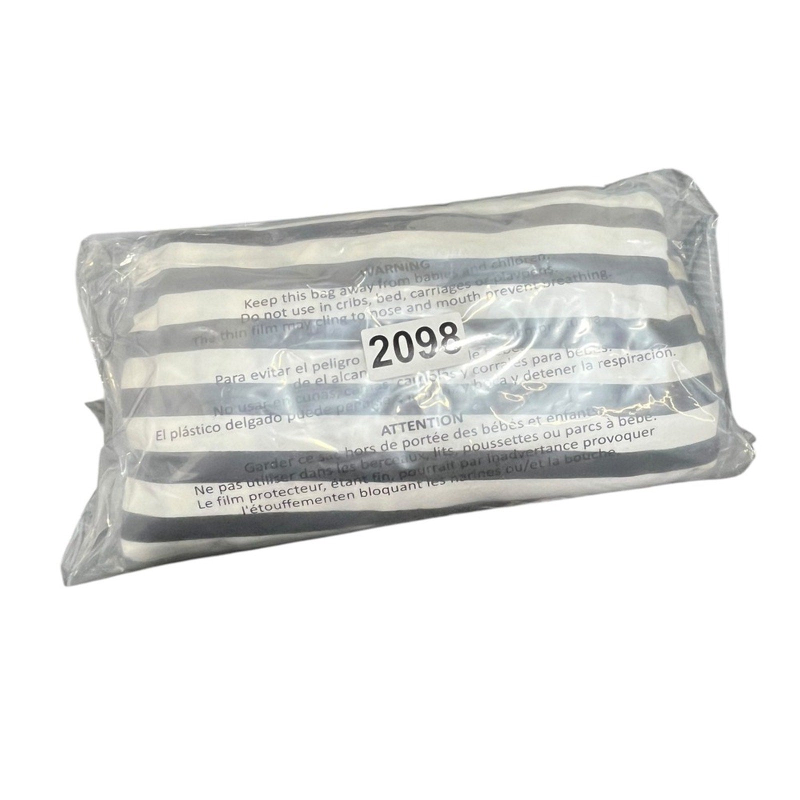 Lululemon Vinyasa Scarf *Zips Apex Stripe Black White