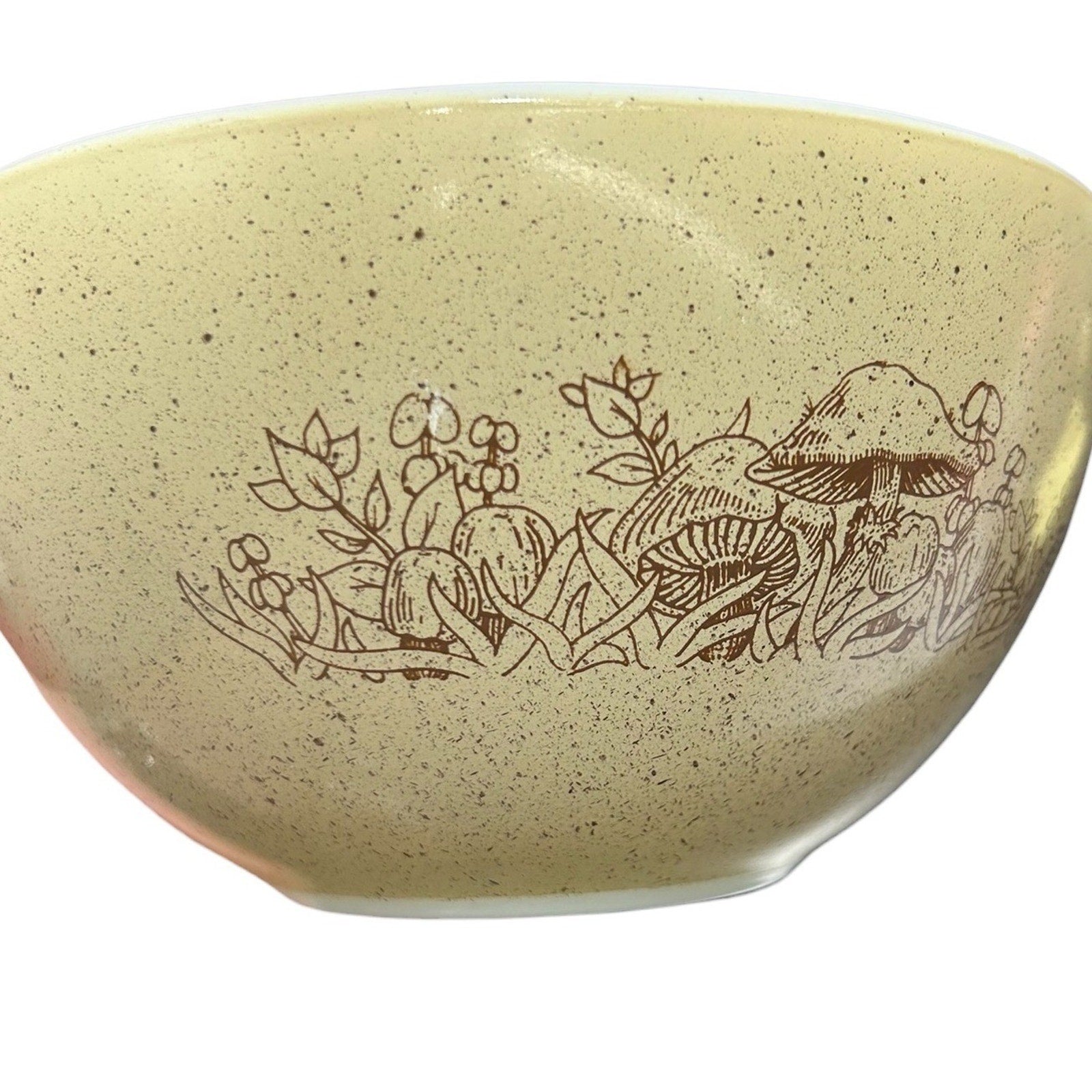 Vintage Pyrex Forest Fancies 441 Cinderella Mixing Bowl 750ml Mushroom Tan