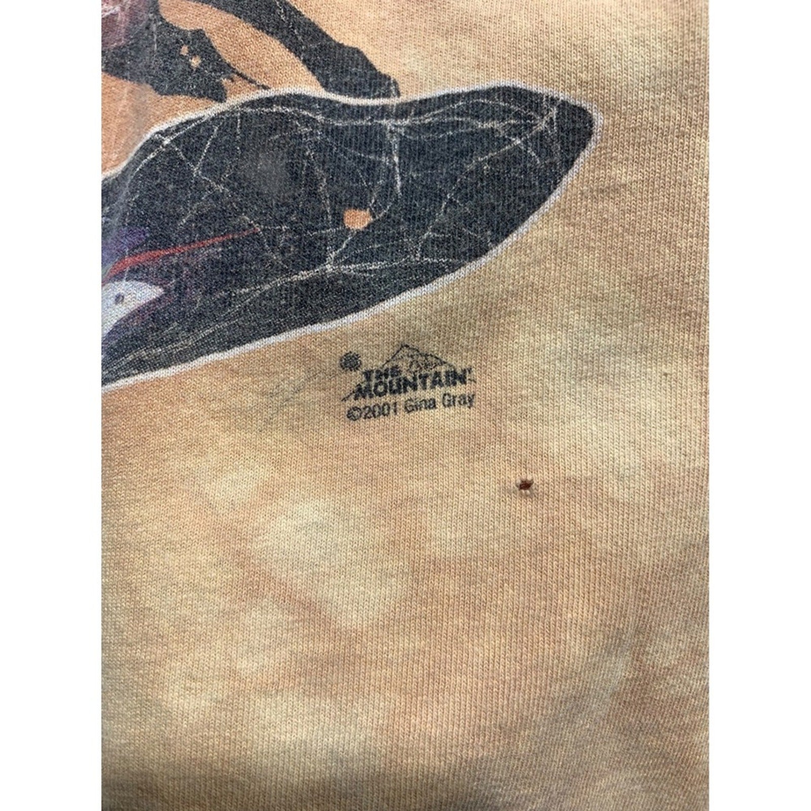 The Mountain T Shirt Mens Large Chukchansi Gold Resort Native Horses Tee