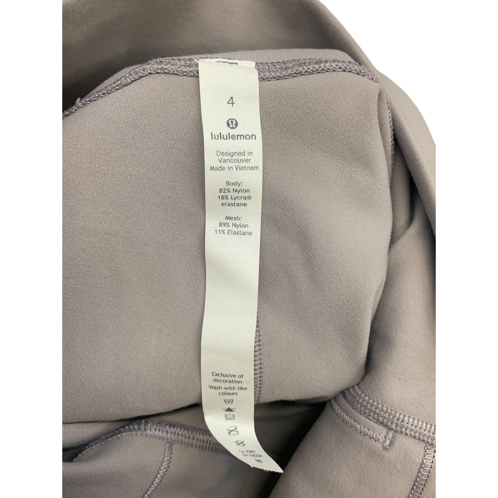 Lululemon Wunder Under Pant (High-Rise) *Tech Mesh 28" sz 4 Dark Chrome