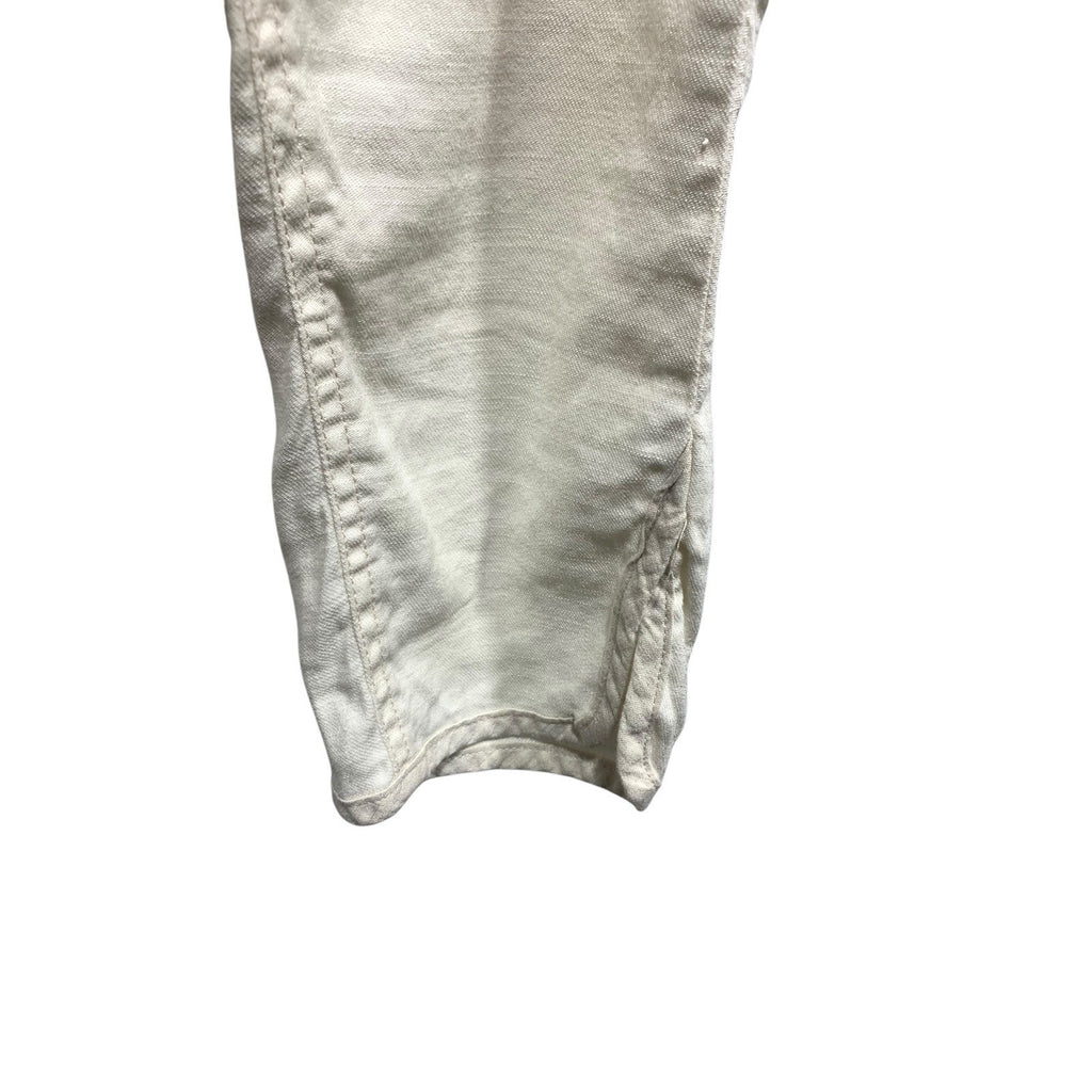 Pilcro and the Letterpress No 29 Cream Drawstring Tapered Pants Womens Size 29