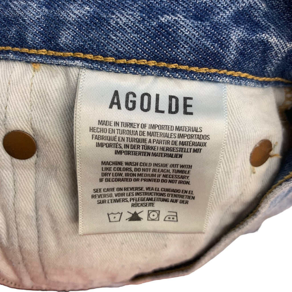 AGOLDE Parker Vintage Cut Off Short Swapmeet SZ XXS