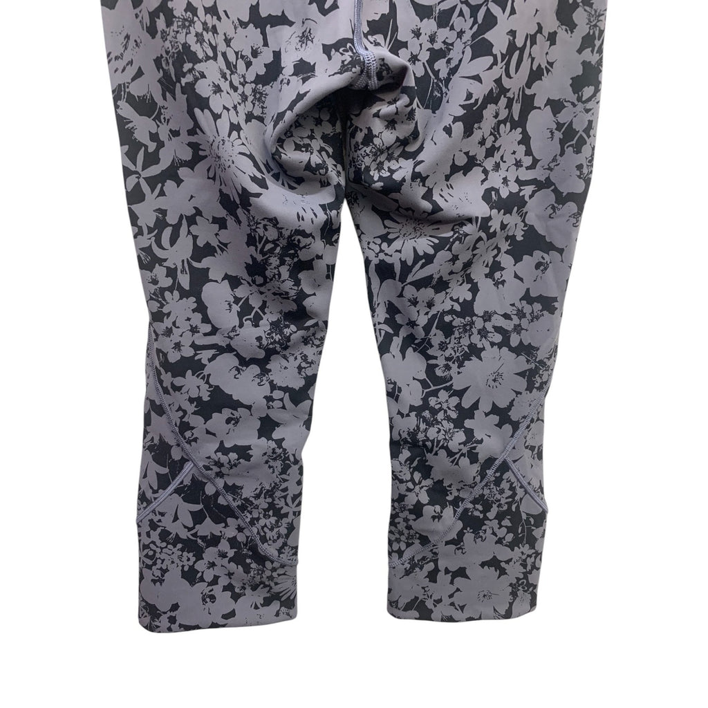 Lululemon In Movement Crop *Everlux 19" Efflorescent Nebula Black SZ 6