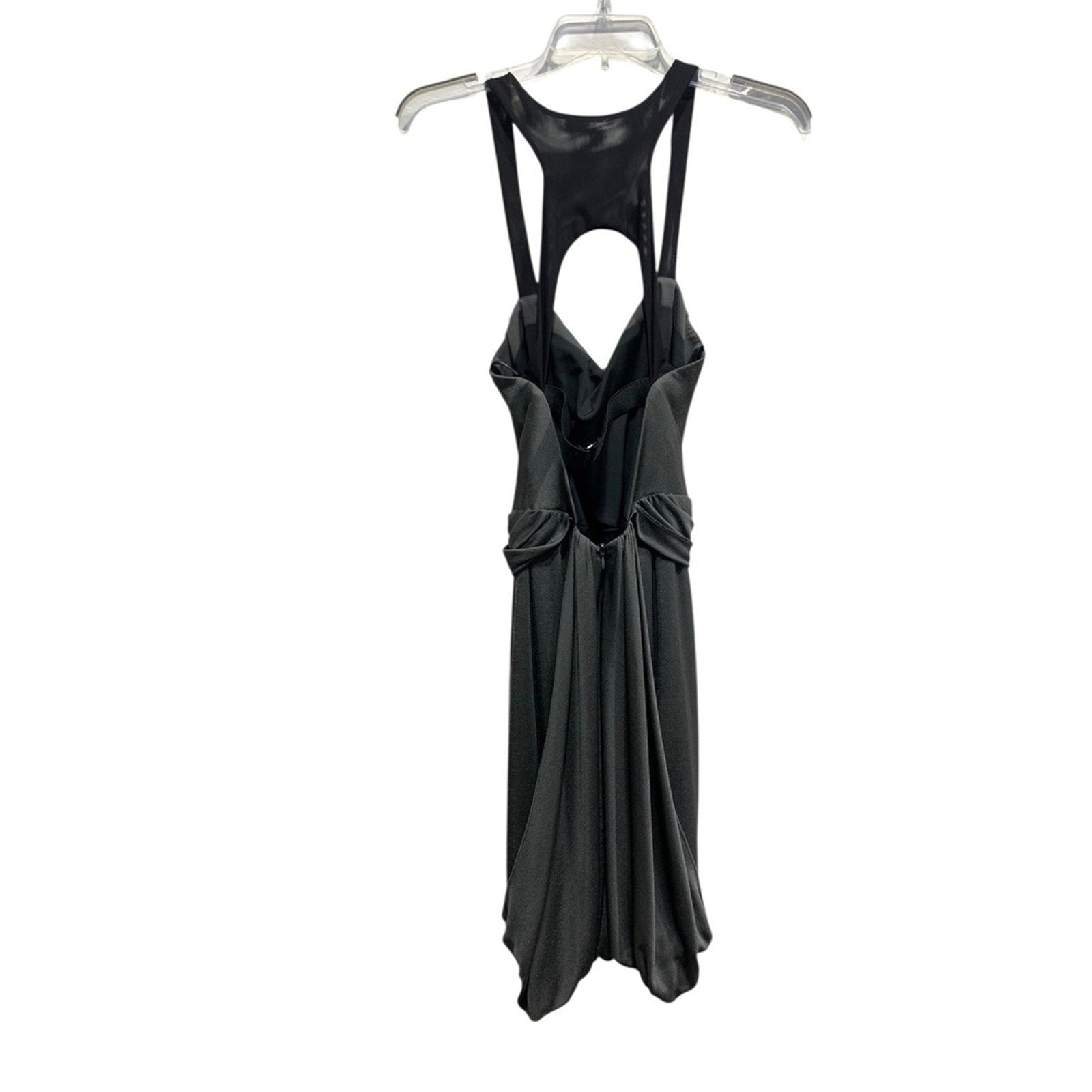 Rag and Bone Draped Mesh Strap Grey and Black Dress Women Size 6