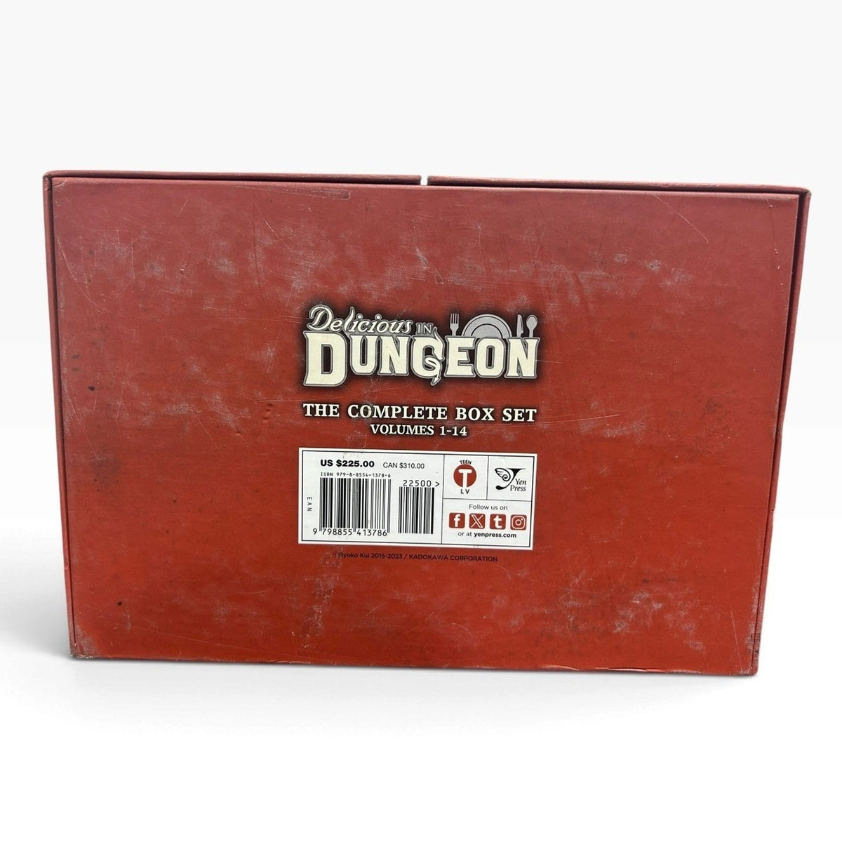 Delicious in Dungeon Manga Vol 1-14 Complete Box Set Ryoko Kui Yen Press