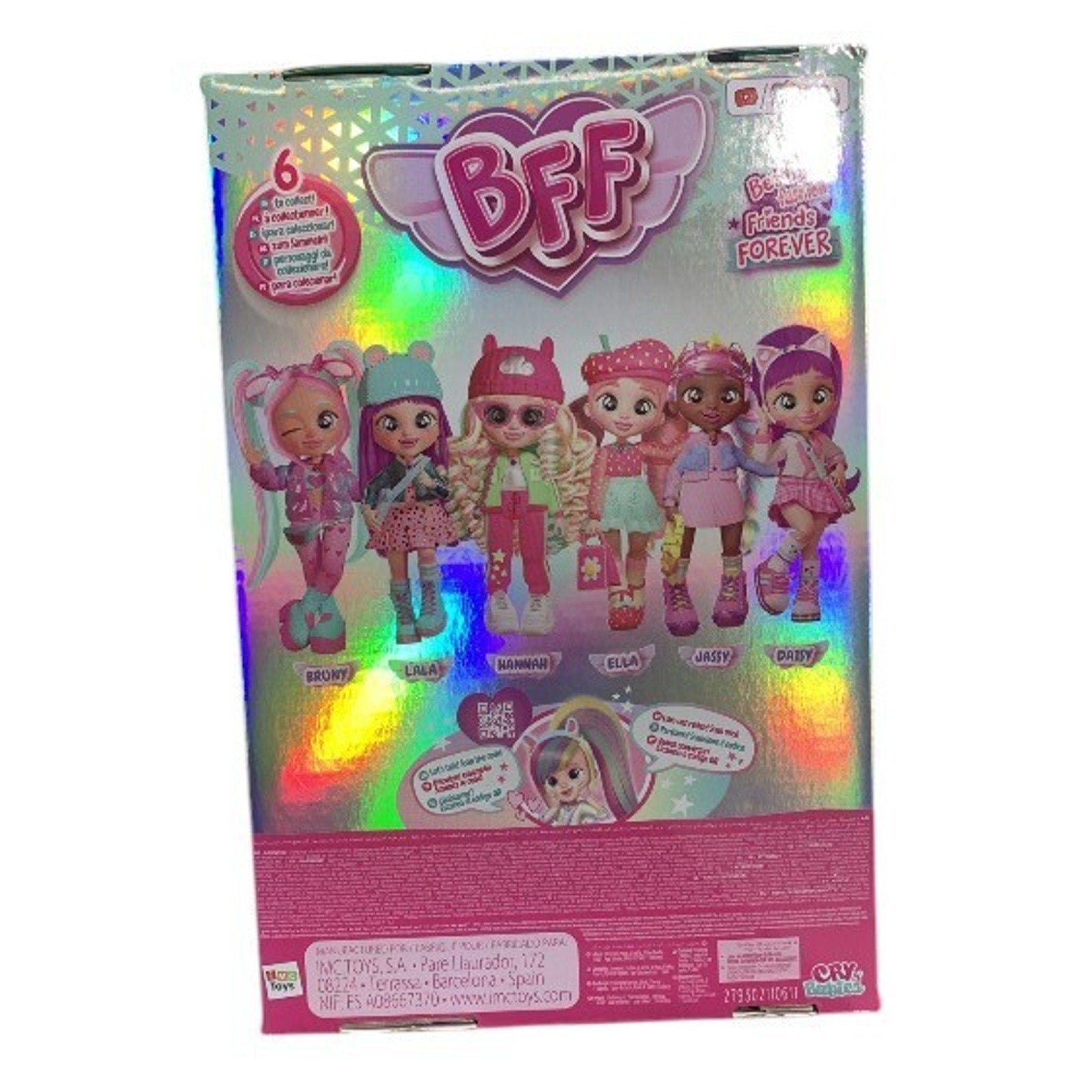 Cry Babies BFF Ella Fashion Doll with 8+ Surprises NEW IN BOX