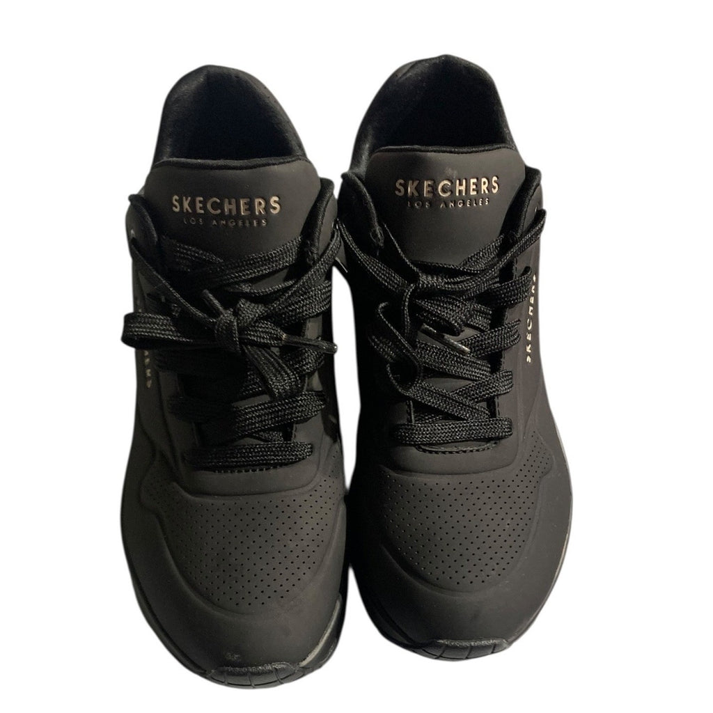 Skechers Uno Stand on Air Womens 8 Black Sneakers 73690 BBK