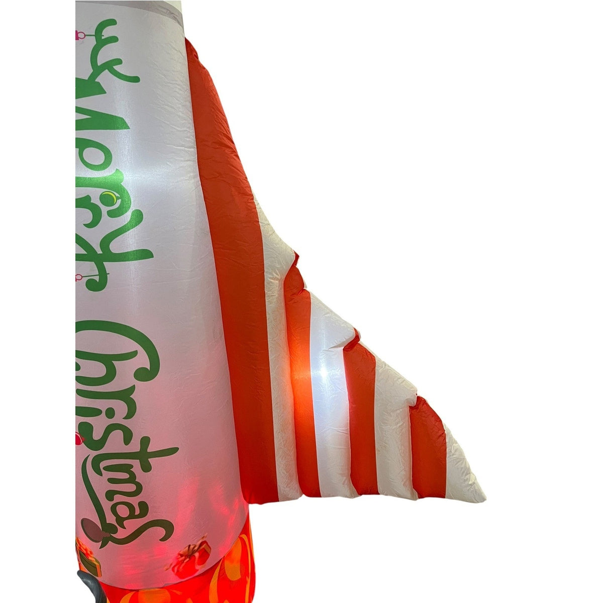 8ft Christmas Santa on Rocket Ship Inflatable Lighted Outdoor Yard Decoration