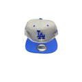 LA Dodgers Hat Snapback Gray Blue Baseball Cap