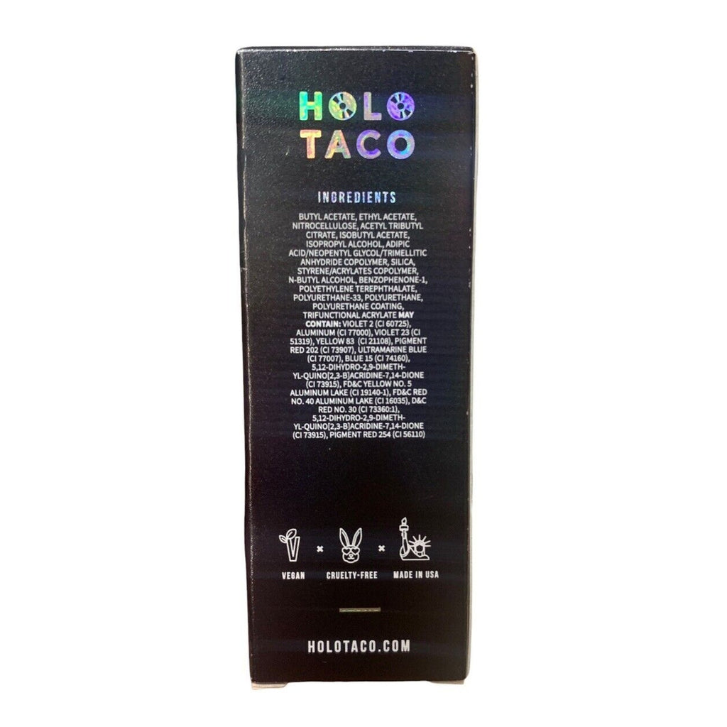 Holo Taco OG Holoday Polish Midnight Spark .4 Oz New In Box