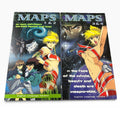 Maps 1 & 2 VHS Anime Sci-Fi ADV Films English Dubbed White Tape 1998 Collectible