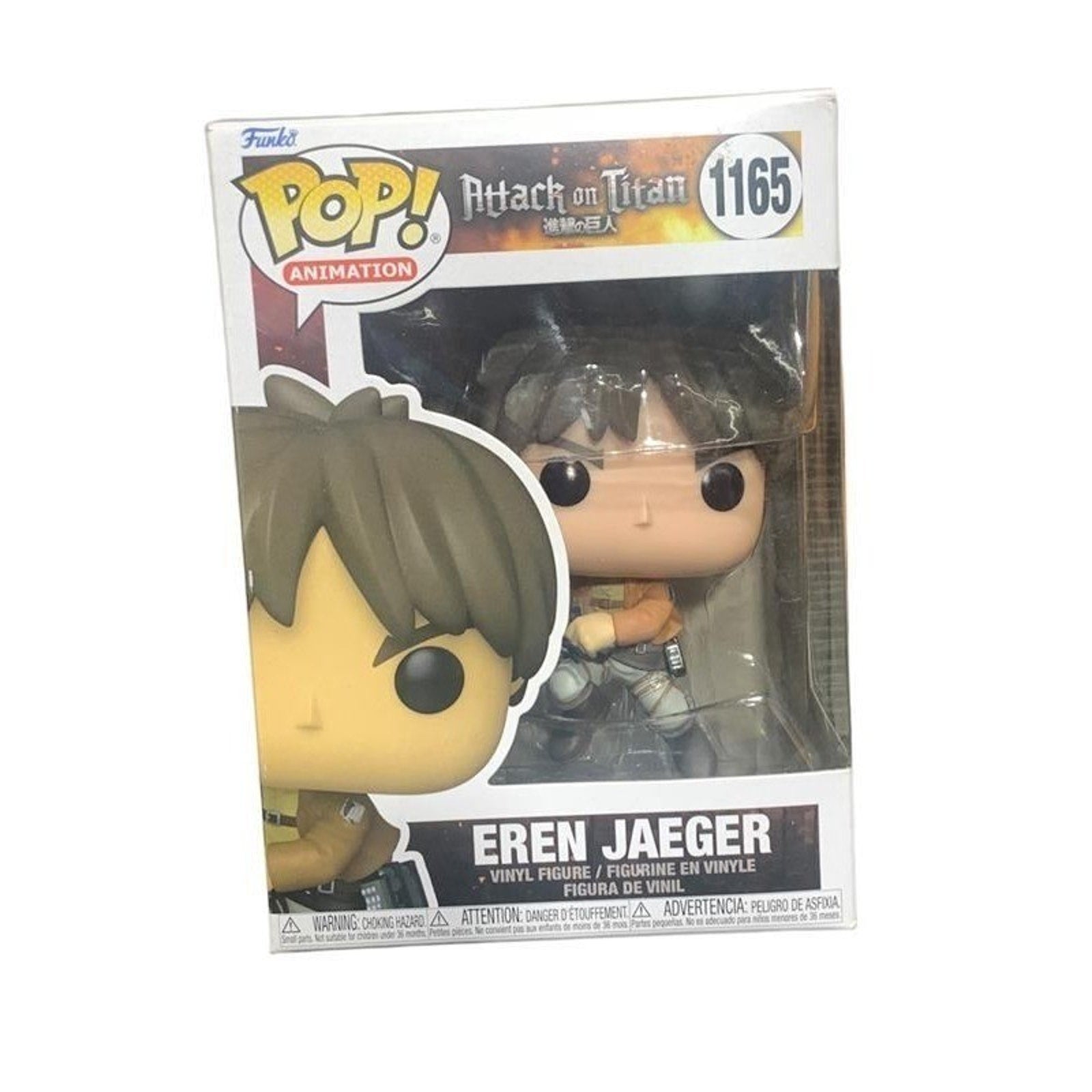Funko Pop Animation Attack on Titan Eren Jaeger 1165 Vinyl Figure AOT Scout Mens