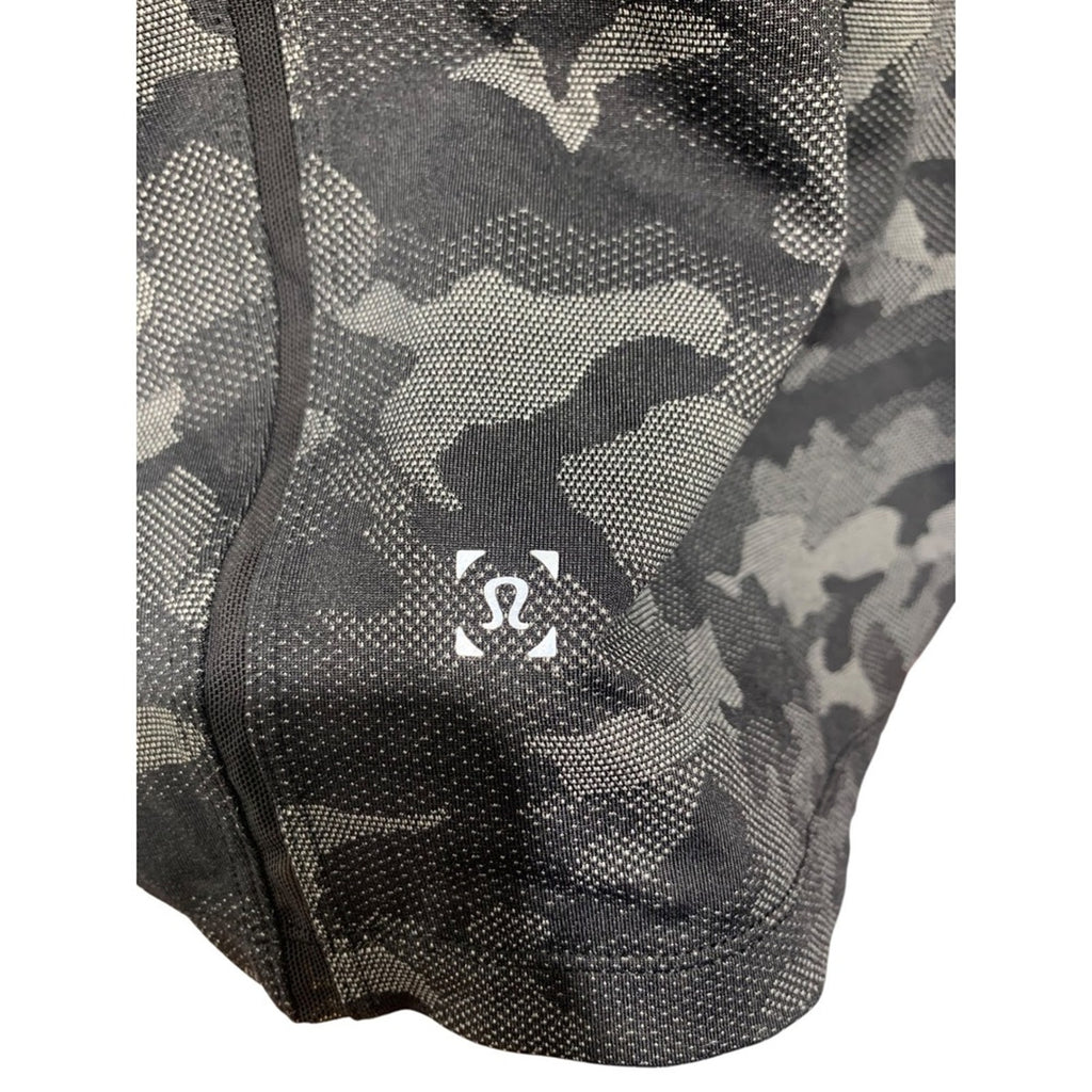 Lululemon Men's Training Shorts Camo Black Gray Athletic Gym Workout