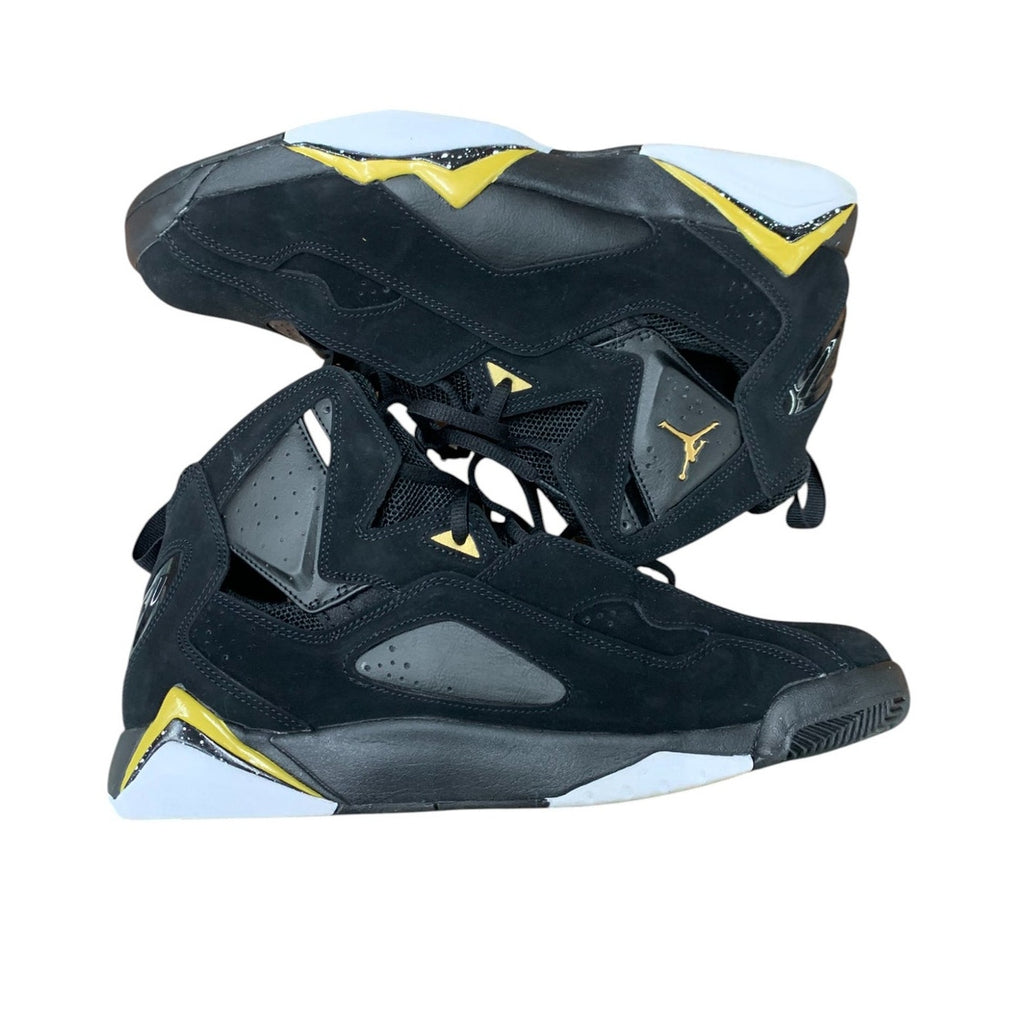 Jordan True Flight 91' Black Metallic Gold MEN SHOES size 11 Suede