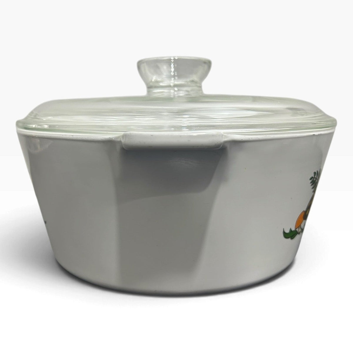 Vintage Corning Ware Merry Mushrooms 2.5 Quart Round Casserole Dish with Lid
