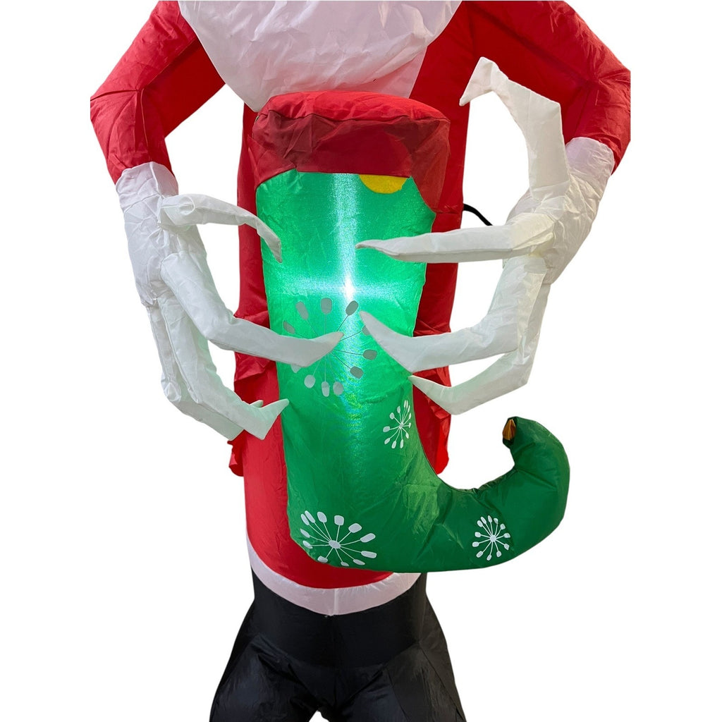 Disney Nightmare Before Christmas Jack Skellington Sandy Claws Inflatable 5.5 FT