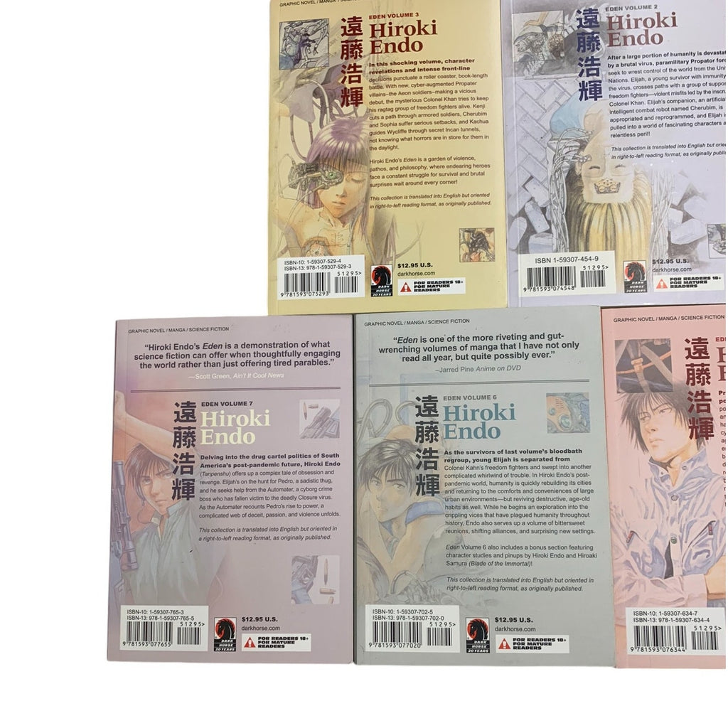 Eden Its an Endless World! Manga English Vol. 1-7 Hiroki Endo