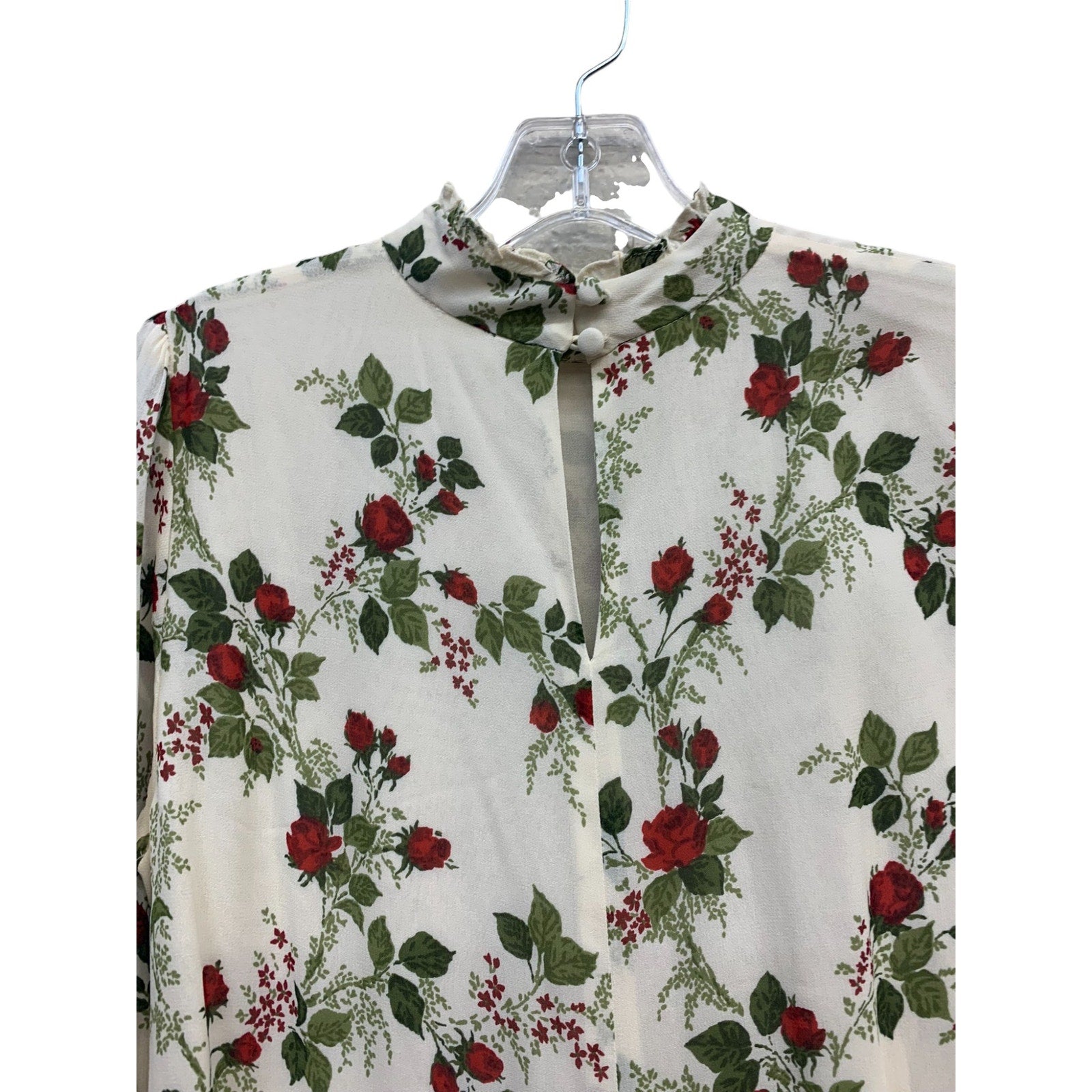 REFORMATION Jourdan Dress Ivory/Floral SZ Small BabyDoll