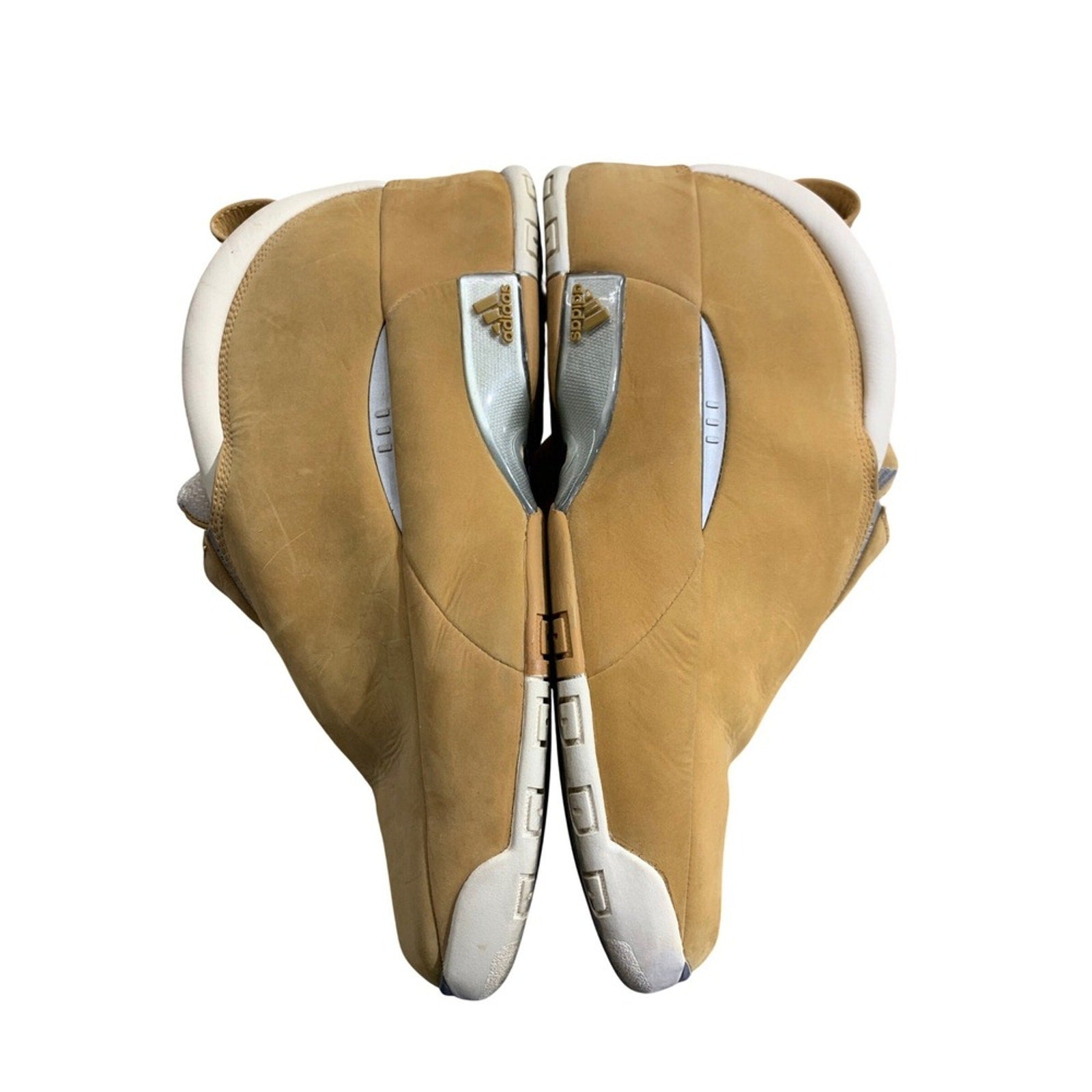 Adidas ADAN All Day All Night Shoes Wheat Gold Sneakers Tan Suede Rare 2003 Sz 9