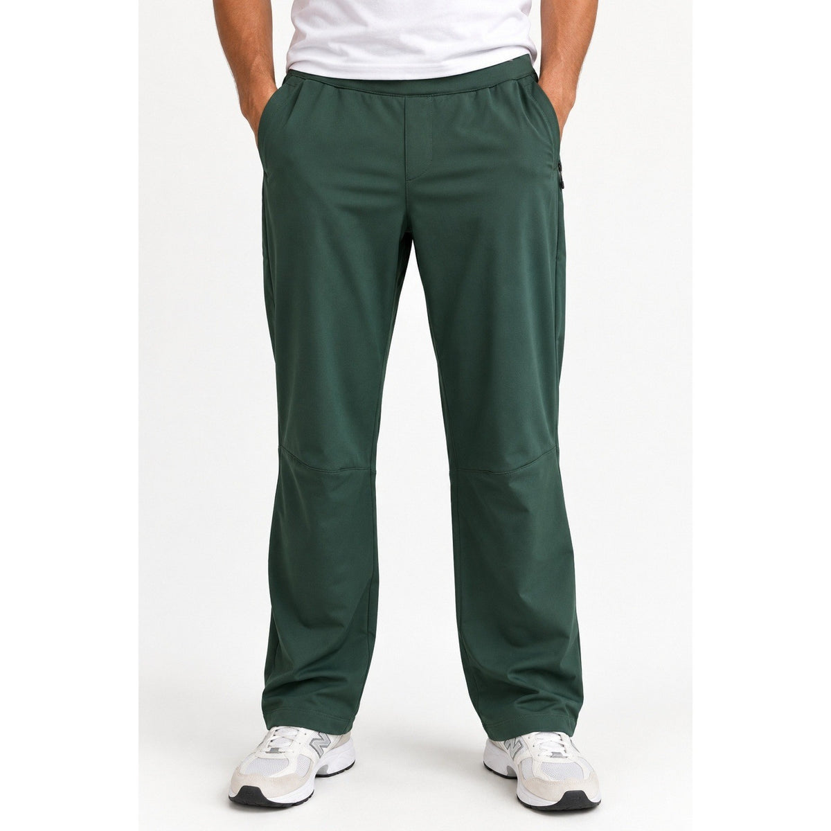 Lululemon Fleece Train Track Pant Dark Fir Green Mens Large DKFR Joggers