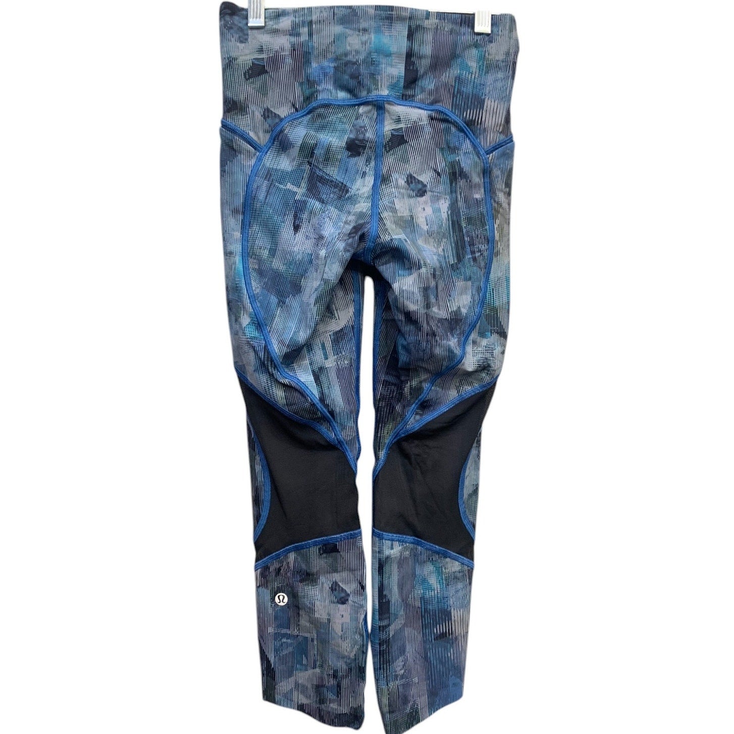 Lululemon On Pace Crop *21" Sun Dazed Multi Blue SZ 2