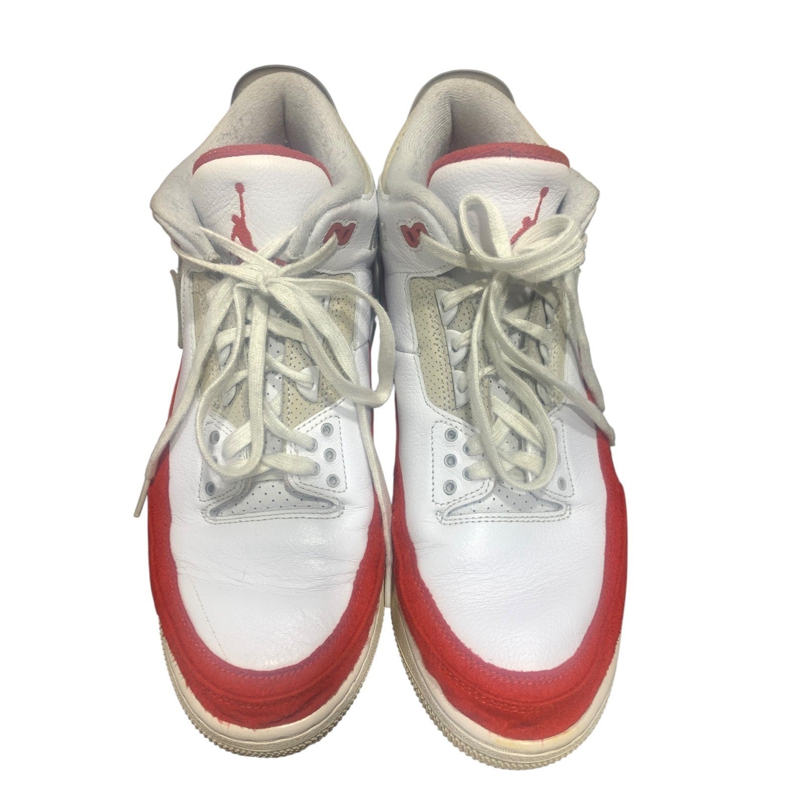 Nike Air Jordan 3 Retro Tinker White University Red CJ0939-100 Mens Size 12