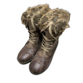 Northside Brookelle Polar Womens Snow Boots Chocolate Brown Faux Fur Size 9 NEW