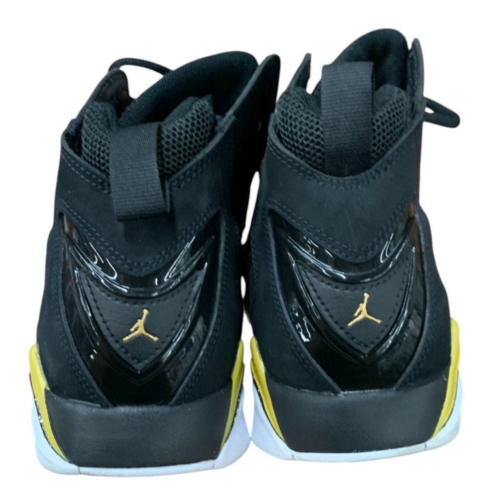 Jordan True Flight 91' Black Metallic Gold MEN SHOES size 11 Suede