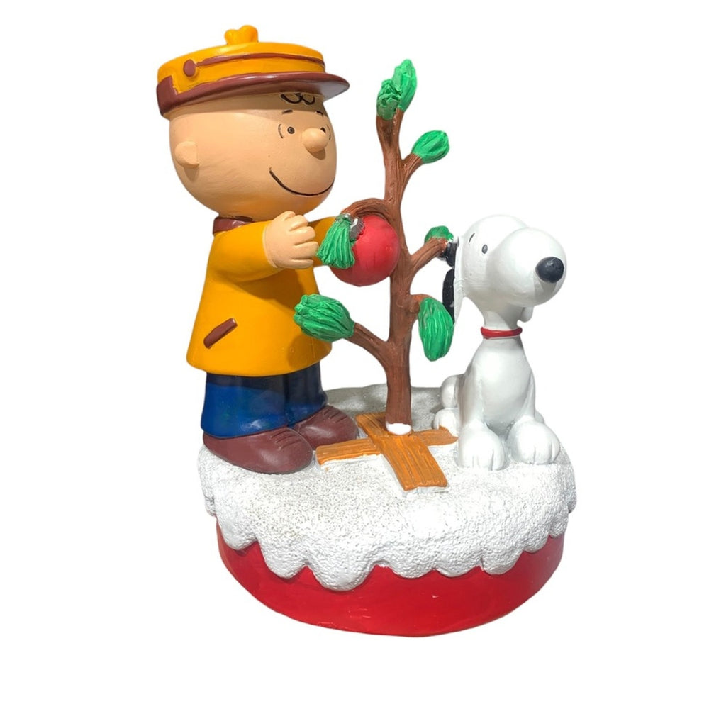 Peanuts Charlie Brown Snoopy Christmas Tree Figurine Decor 2019