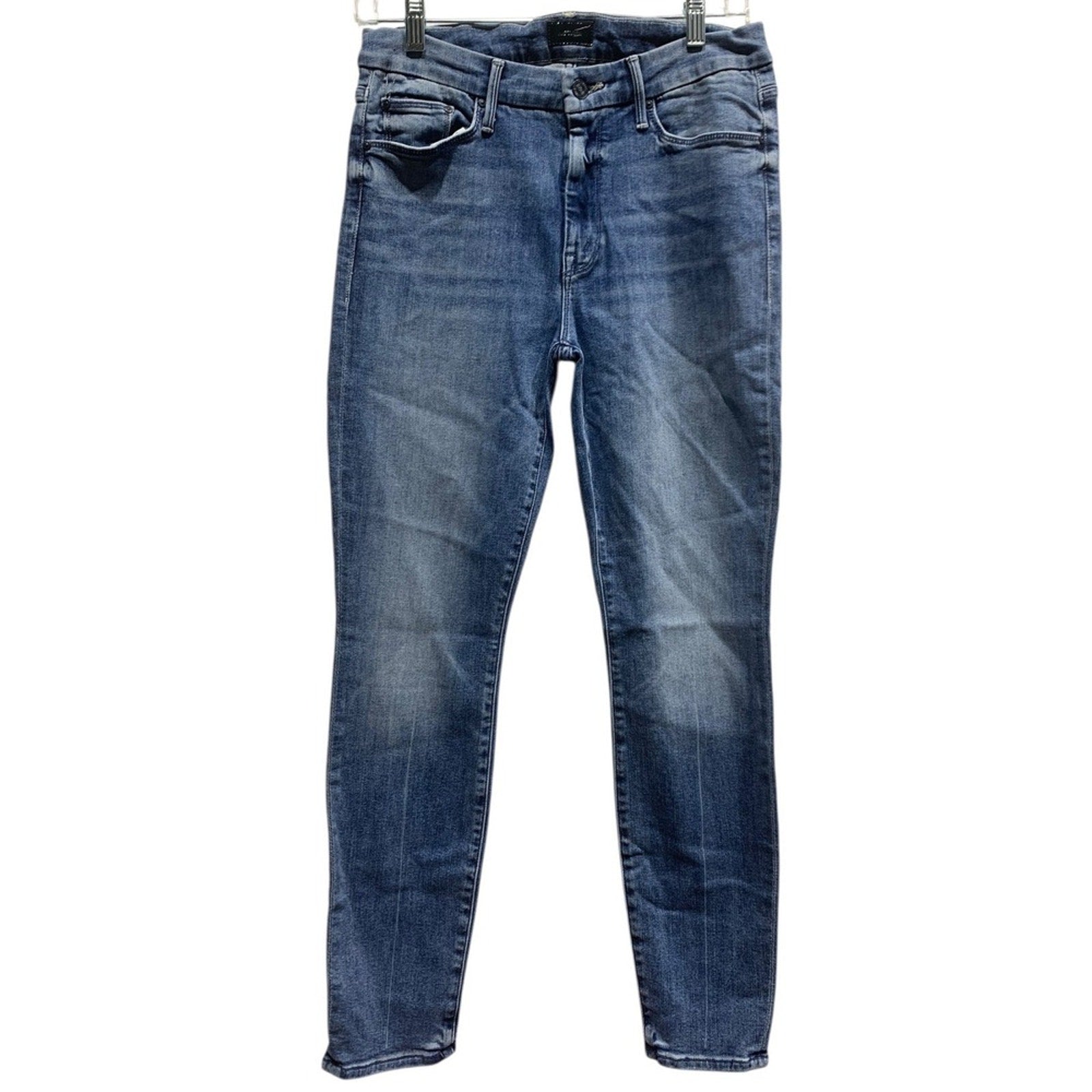 MOTHER Jeans THE LOOKER ANKLE Blue Denim Women's Size 28