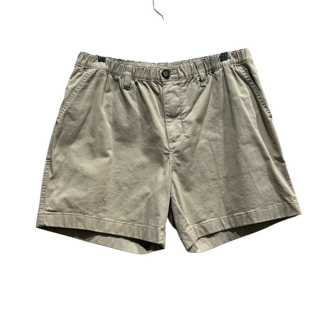 Chubbies Mens Everywear Shorts Khaki Tan Stretch Cotton 5.5 Inseam Size Large